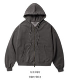 Pigment Crop Two Finder Hood Zip Up