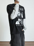 ISSUES Layered Over Long Sleeve Tee