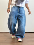 Nute Washing Balloon Denim Pants