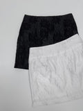 Jacquard Flower Mini Skirt