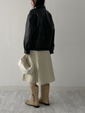 Edison Leather Overfit Blouson Jumper