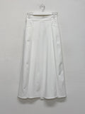 Pie pintuck banding long skirt