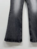 Brush Center Crease Bootcut Denim Pants
