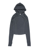 LINE HOOD HALF ZIP-UP