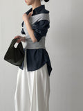 Grip Ribbed Off-Shoulder T-Shirt