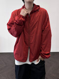 Plan) Light Two Way Glossy Windbreaker