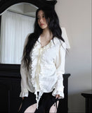 Ruffle bohemian blouse