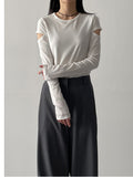 Cutting Rib T-shirt