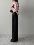 Newpopo Strap Wide Slacks