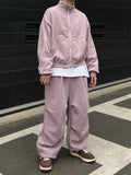 Cozy Hip-Hop Brushed Sweatpants