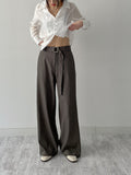 Jenna Belted Wide Slacks