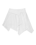 DRAPE WRAP MINI SKIRT