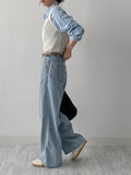 542 High Waist Wide Denim Pants