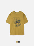 Crack Lettering Short Sleeve T-shirt