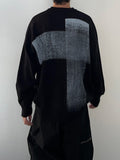 Hand Paint Crossing Over Knit