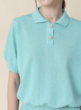 Woody Collar Linen Knit