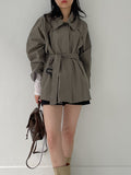 Crack Leather Mini Backpack