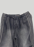 Dark Washed Track Denim