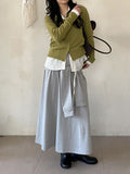 Tie Training Banding Long Skirt