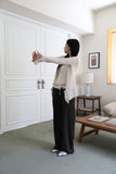 Lobul frill knit cardigan