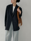 Stripe Single Overfit Blazer