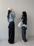 [Bustier SET] Mohair see-through crop cardigan