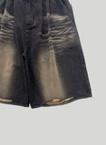 Vintage Washing Bermuda Denim