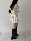 Delu Round Half Knit