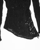 CROCHET RIBBON KNIT