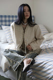 Bolero tassel tweed jacket