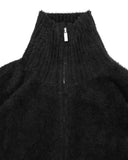 TWO-WAY ANGORA ZIP-UP