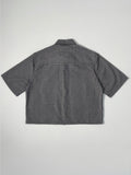 Kosi Seersucker Crop Short Sleeve Shirt