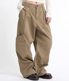 Pie Curve Side Pocket Wide Pants