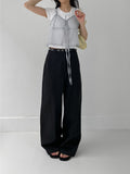 Hug Cotton Long Wide Pants