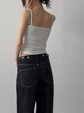 [unisex/non-fade] Selvedge Adjust Wide Denim