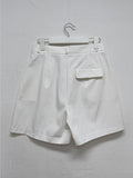 Basic Cotton Short Wide Pants