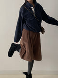 Snap Anorak Fleece Sweatshirt