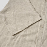 Sage Linen Half Shirt