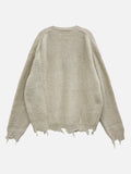 Nut Mohair Damage Cardigan