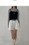 Leaf Layered Bustier Sleeveless