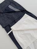 Loti Denim Wrap Mini Skirt