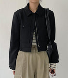 Quarried Two Pocket Crop Jacket