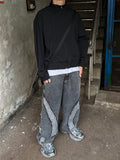 Double Line Zipper Blouson