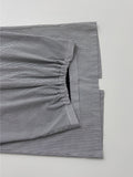 Shimmer Stripe Maxi Banding Skirt