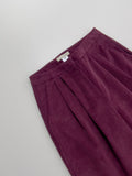 Chrome Corduroy Wide Slacks