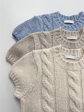 Puff Cable Half Knit