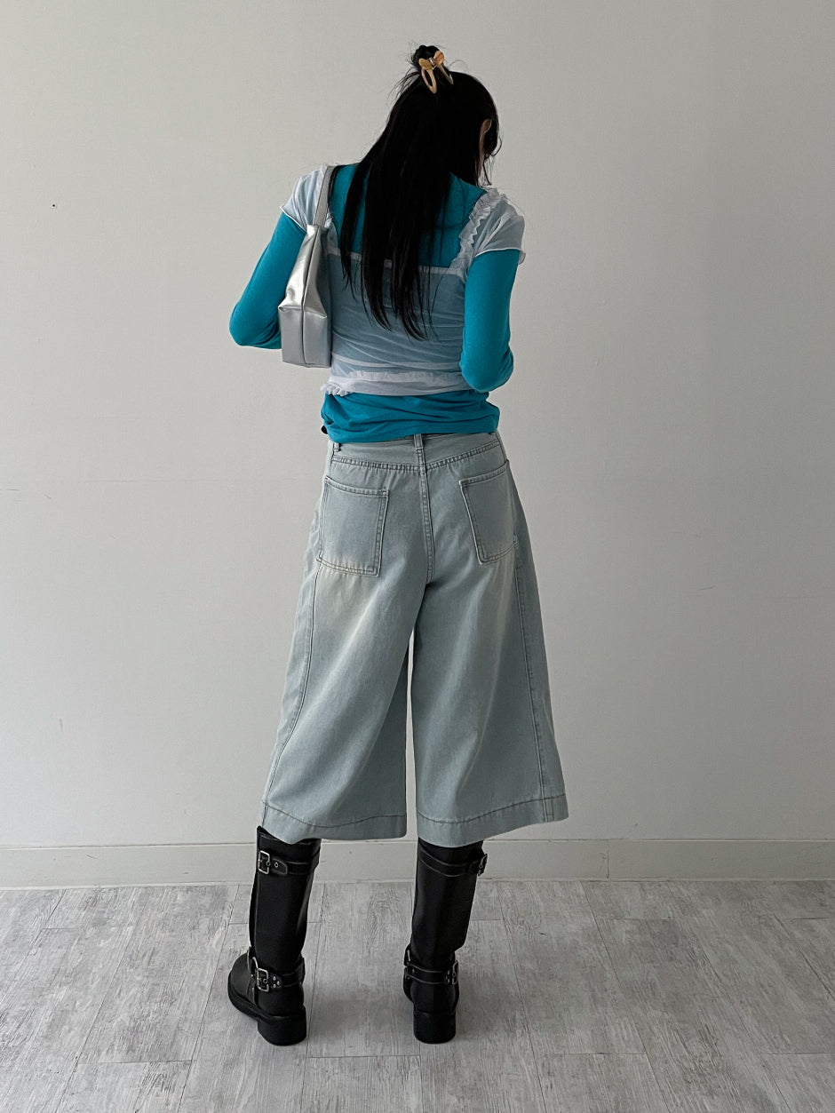 【INCHANT ME】Studded Vintage Buckle Middle Boots INCHANT ME(インチャントミー) - スタッドビンテージバックル
