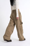 Pie Curve Side Pocket Wide Pants