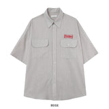 Badge Stone Half Shirt