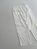 Tia Layered Nylon Wide Pants
